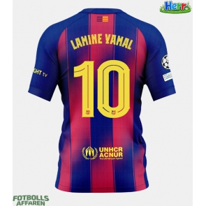 Barcelona Lamine Yamal #10 Hemmatröja 2025-26 Kortärmad